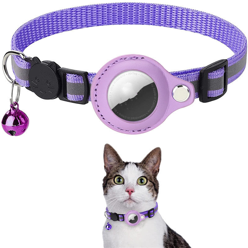 Wasserdichtes & reflektierendes Airtag Katzenhalsband