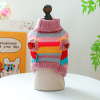 Warm Colorful Stripes Pet Sweater