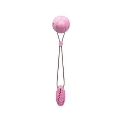 Suction Cup Pull Rope Leaking Pet Toy Ball Tpr Molar Teeth Cleaning Vent Ball Dog Toy Ball