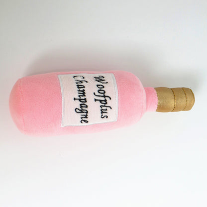 Wine & Perfume Bottle Plush Dog Toy