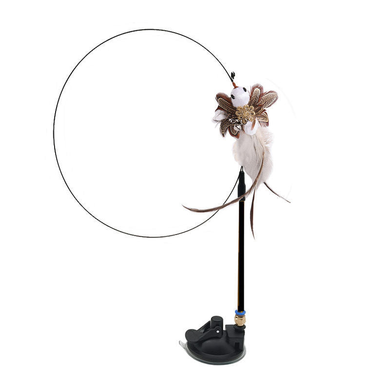 ToyTigris Handsfree Cat Teaser Stick