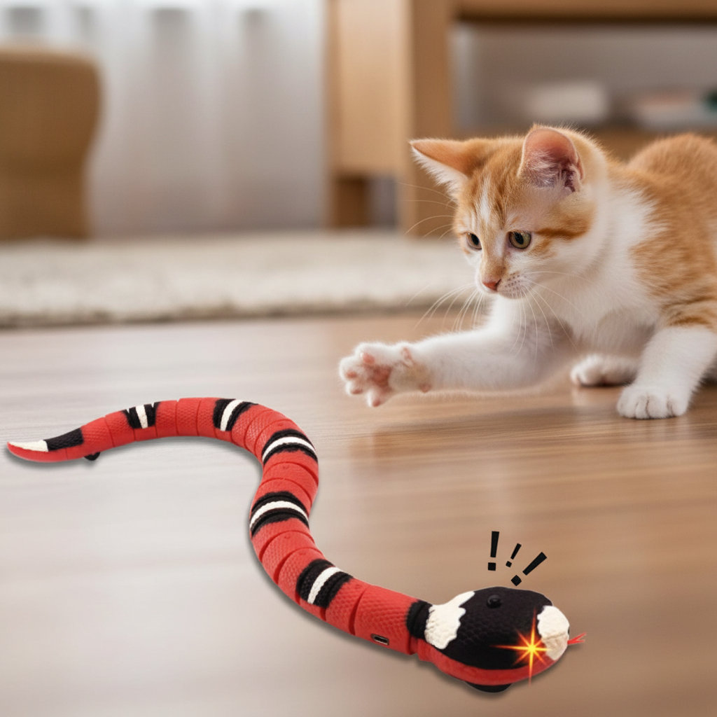 ToyTigris Moving Snake Cat Toy