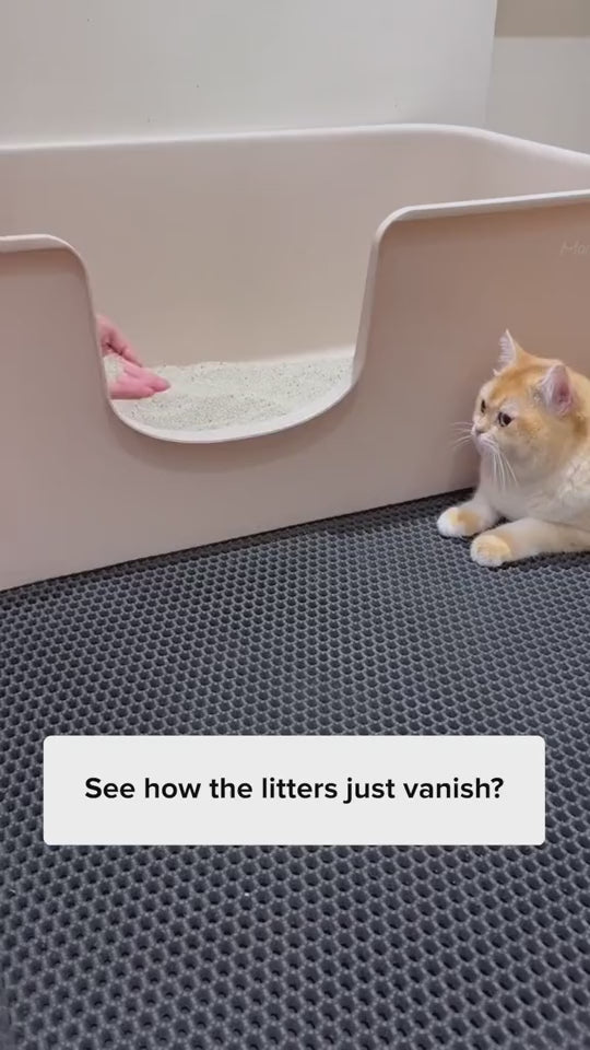 Doppelschichtige Katzenstreumatte