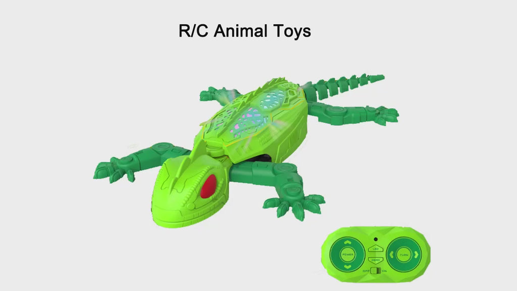Remote Control Climbing Gecko Toy For Cats
