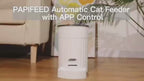 PAPIFEED Automatic Cat Feeder App-Controlled Portion & Schedule Management