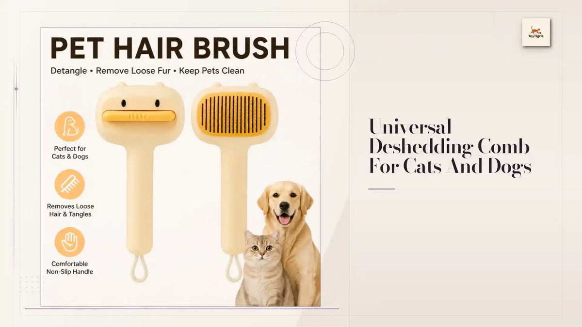 Universal Deshedding Comb For Cats And Dogs by@Outfy