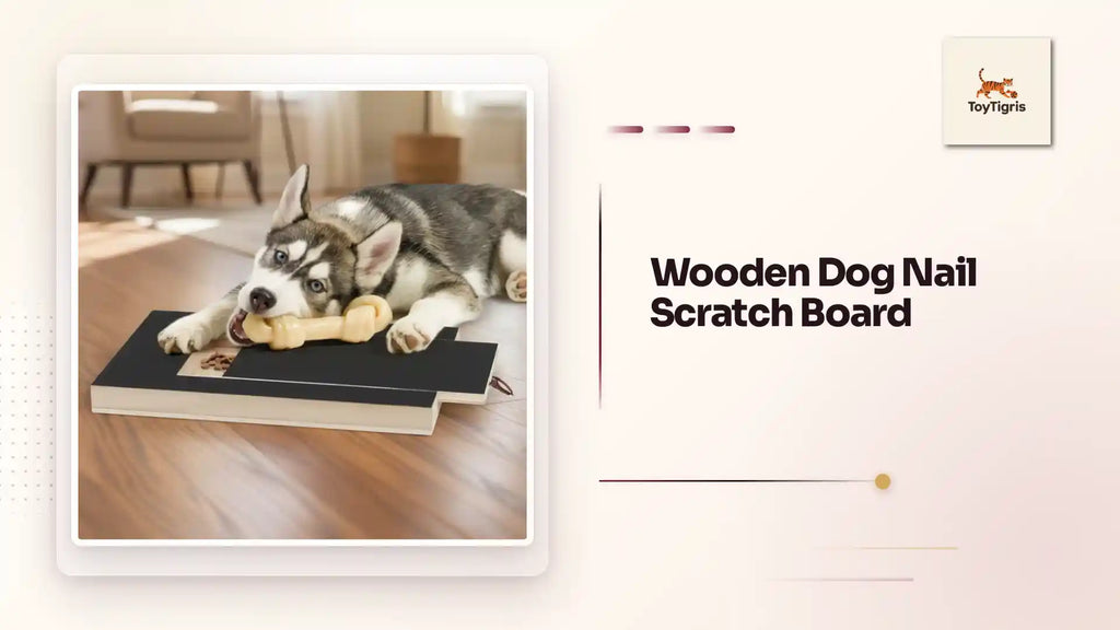 Wooden Dog Nail Scratch Board by@Outfy