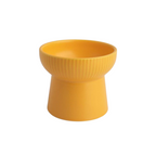 Elevated Ceramic Cat Bowl with High Foot and Neck Protection