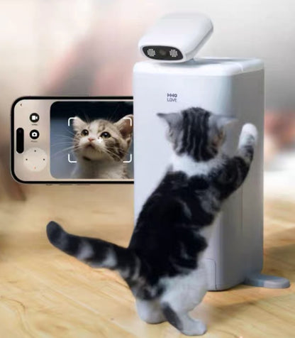 Smart Automatic Cat Feeder 1080P HD Camera, Two-Way Audio & Portion Control