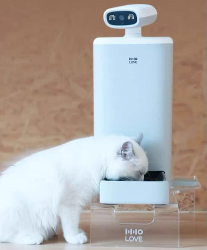 Smart Automatic Cat Feeder 1080P HD Camera, Two-Way Audio & Portion Control