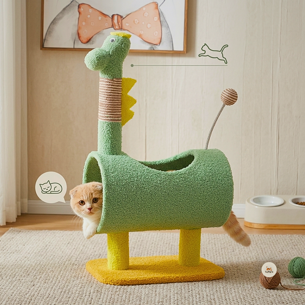 Dinosaur Cat Climbing Frame Toy
