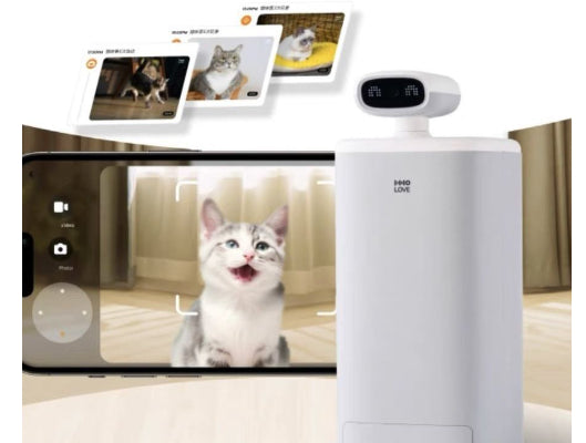 Smart Automatic Cat Feeder 1080P HD Camera, Two-Way Audio & Portion Control