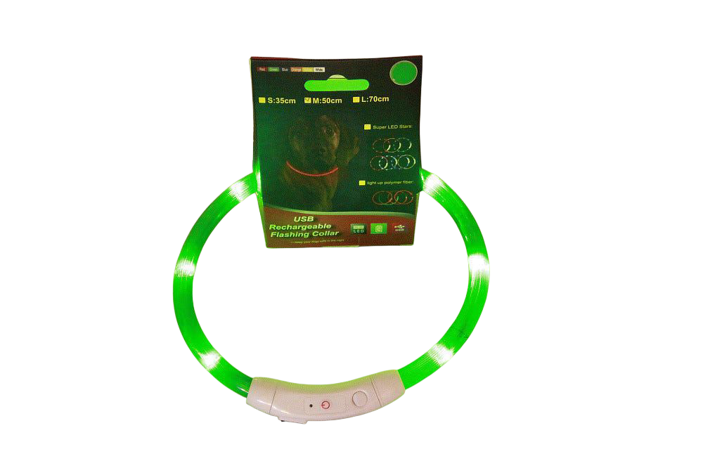 USB wiederaufladbares LED-Hundehalsband