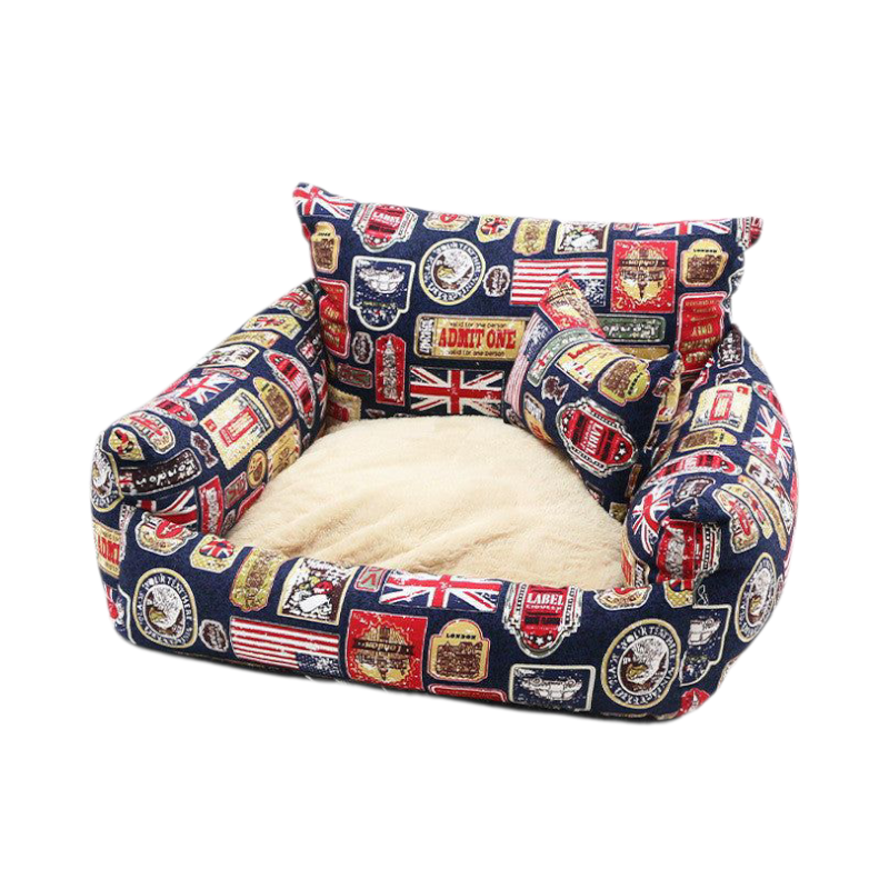 Autumn And Winter Sofa Pet Nest Canvas