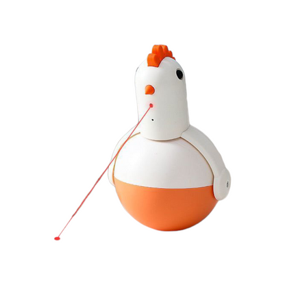 Electric Cat Toy Chicken Glass  Laser Sound Cat Toy
