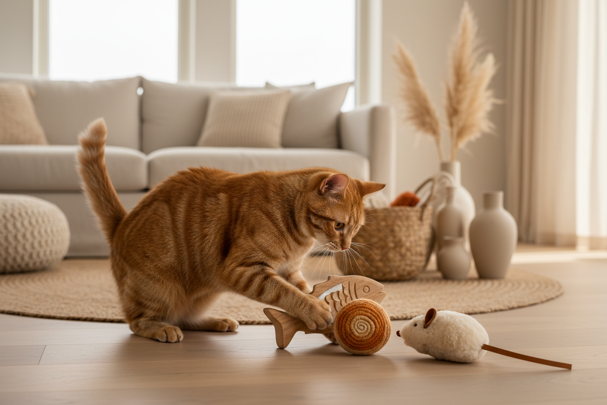 Toytigris Luxury Cat Toy Lifestyle